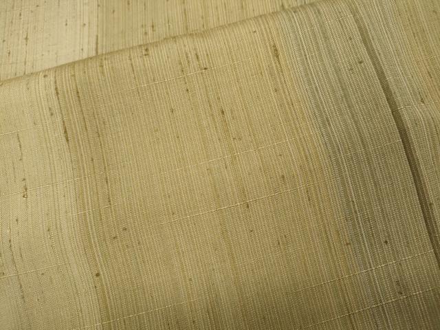 平和屋着物●ぜんまい紬　間道　正絹　逸品　CABH9948ut