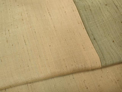 平和屋着物●ぜんまい紬　間道　正絹　逸品　CABH9948ut