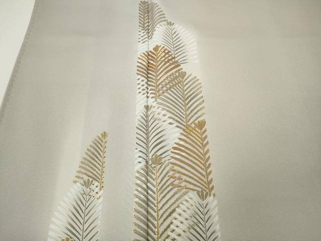 平和屋着物●訪問着　駒刺繍　松葉文　暈し染め　金彩　正絹　逸品　未使用　CABH9954ut