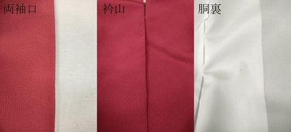 平和屋着物●豪華振袖　舞蝶花車文　暈し染め　金彩　正絹　逸品　CABH9968ut