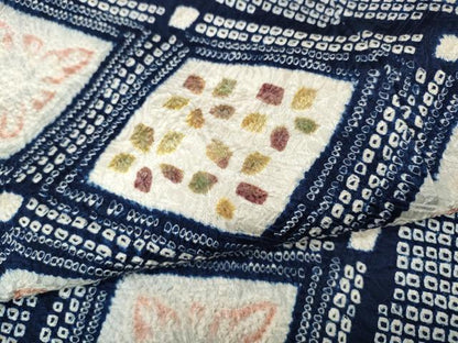 平和屋着物●訪問着　総絞り　菱花文　正絹　逸品　CABH9978ut