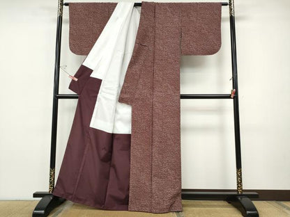 平和屋着物●江戸小紋　大小あられ　洗える着物　CABH9988ut