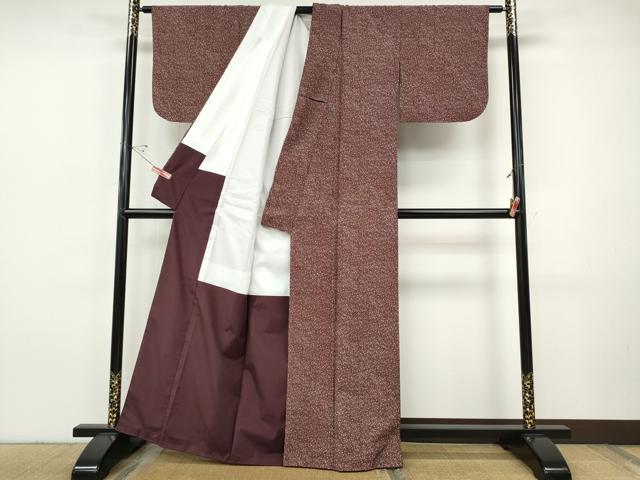 平和屋着物●江戸小紋　大小あられ　洗える着物　CABH9988ut