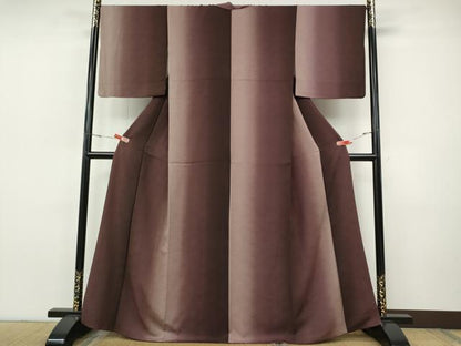 平和屋着物●上質な小紋　霞間道　暈し染め　正絹　逸品　CABH9992ut