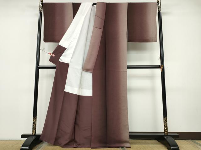 平和屋着物●上質な小紋　霞間道　暈し染め　正絹　逸品　CABH9992ut
