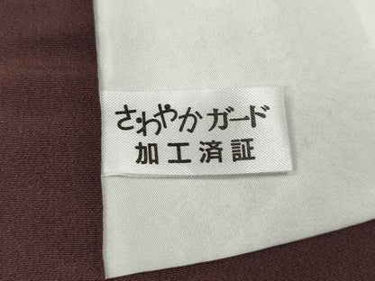 平和屋着物●上質な小紋　霞間道　暈し染め　正絹　逸品　CABH9992ut