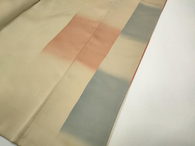 平和屋着物●訪問着　糸巻き鞠花文　暈し染め　金彩　正絹　逸品　CABH9993ut