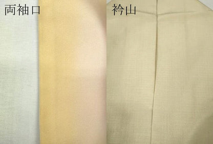 平和屋着物●BANKANわものや　訪問着　紬地　刺し子　熨斗吉祥文　正絹　逸品　CABH9996ut
