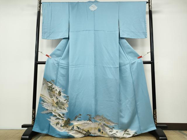 平和屋着物●豪華色留袖　風景人物文　暈し染め　正絹　逸品　未使用　CABH9997ut