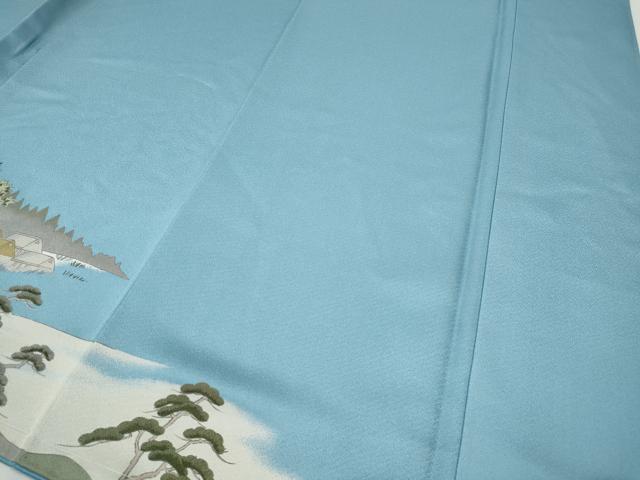 平和屋着物●豪華色留袖　風景人物文　暈し染め　正絹　逸品　未使用　CABH9997ut