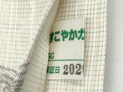 平和屋着物●六通柄袋帯　唐草文　正絹　逸品　CABI0053hy