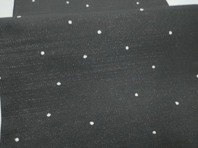 平和屋着物●全通柄袋帯　丸文　黒地　金通し地　正絹　逸品　CABI0061hy