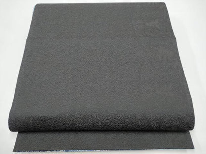 平和屋着物●両面　両方向　全通柄袋帯　菊　金銀彩　正絹　逸品　CABI0079hy