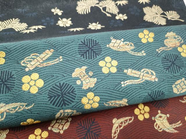 平和屋着物●六通柄袋帯　紹巴　四季彩　金糸　正絹　逸品　CABI0084hy