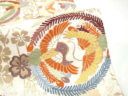 平和屋着物●全通柄袋帯　唐織　平安京唐錦　金糸　正絹　逸品　CABI0089hy