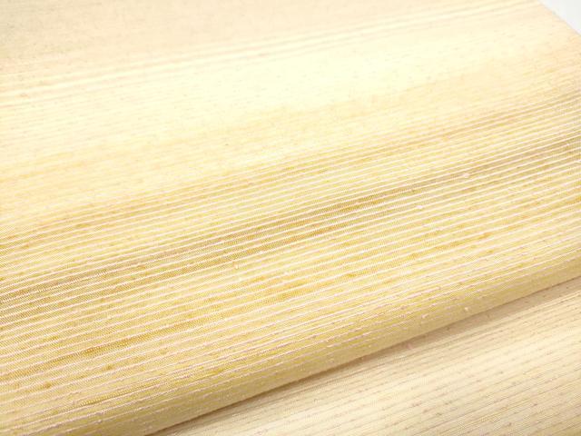平和屋着物●みちのく創作　両面　全通柄袋帯　紬地　霞文　斎藤織物謹製　証紙付き　正絹　逸品　CABI0105hy