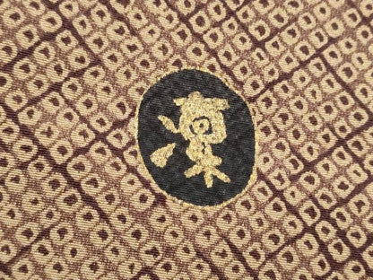 平和屋着物●太鼓柄袋帯　作家物　総刺繍　雲龍　金糸　正絹　逸品　CABI0123hy