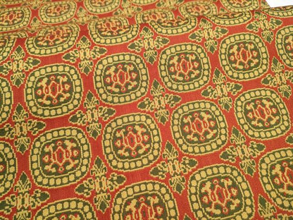 平和屋着物●両面　全通柄袋帯　コプト花盃文　唐招提寺裂　ますいわ屋扱い　正絹　逸品　CABI0125hy
