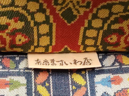 平和屋着物●両面　全通柄袋帯　コプト花盃文　唐招提寺裂　ますいわ屋扱い　正絹　逸品　CABI0125hy