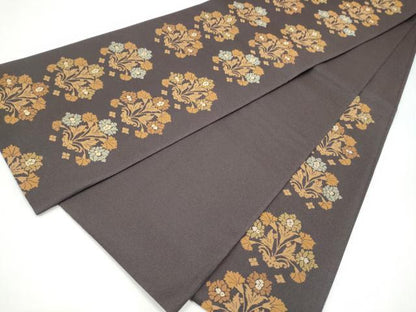 平和屋着物●六通柄袋帯　名物裂　ますいわ屋扱い　正絹　逸品　CABI0135hy