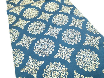 平和屋着物●龍村美術織物　九寸開き名古屋帯　稜華紋錦　正絹　逸品　CABI0191hy