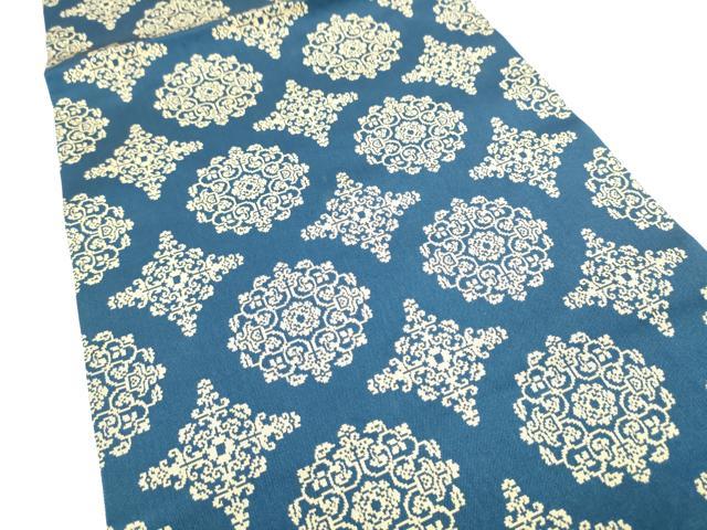平和屋着物●龍村美術織物　九寸開き名古屋帯　稜華紋錦　正絹　逸品　CABI0191hy
