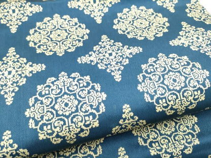 平和屋着物●龍村美術織物　九寸開き名古屋帯　稜華紋錦　正絹　逸品　CABI0191hy