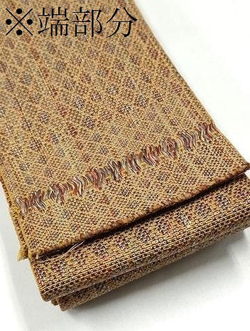 平和屋着物●男性　本場筑前博多織　角帯　霞文　証紙付き　正絹　逸品　CABI0207hy