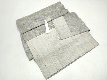 平和屋着物●つけ帯　紬地　唐草文　正絹　逸品　CABI0212hy