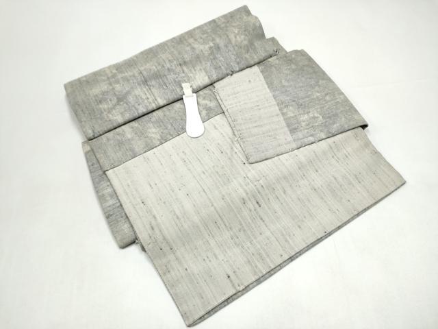 平和屋着物●つけ帯　紬地　唐草文　正絹　逸品　CABI0212hy