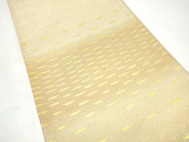 平和屋着物●六通柄袋帯　倭綴錦　箔霞紋　金糸　正絹　逸品　CABI0227hy