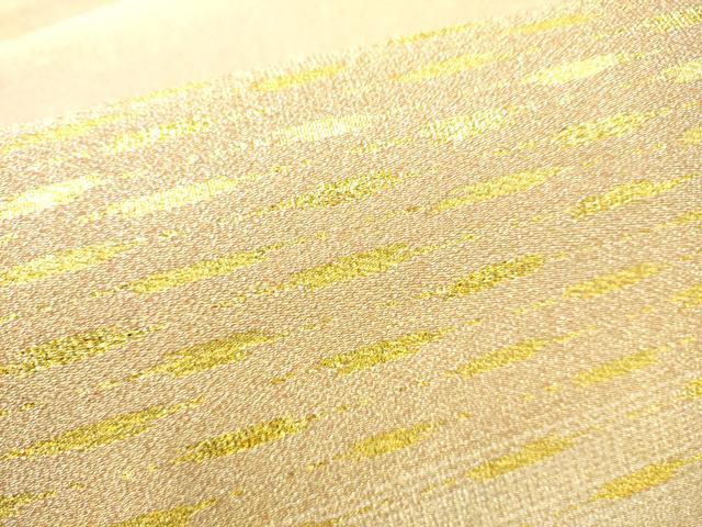 平和屋着物●六通柄袋帯　倭綴錦　箔霞紋　金糸　正絹　逸品　CABI0227hy