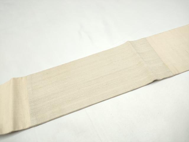平和屋着物●九寸名古屋帯　紬地　風景花蝶文　正絹　逸品　CABI0277hy