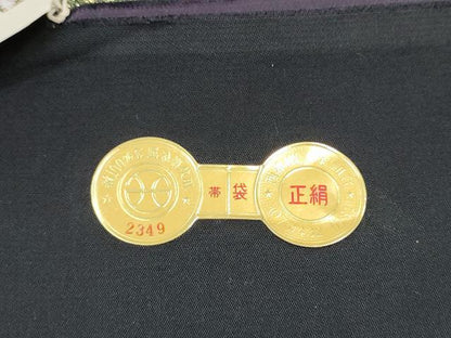 平和屋着物●西陣　橋本清織物　六通柄袋帯　加賀綴れ　日本の美　百華陵乱文　金糸　証紙付き　上代128万　正絹　逸品　CABI0302hy