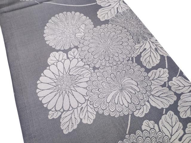 平和屋着物●両面　全通柄袋帯　菊　正絹　逸品　未使用　CABI0306hy