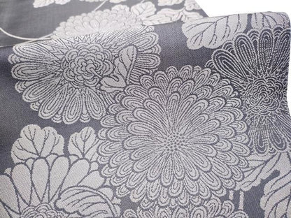 平和屋着物●両面　全通柄袋帯　菊　正絹　逸品　未使用　CABI0306hy