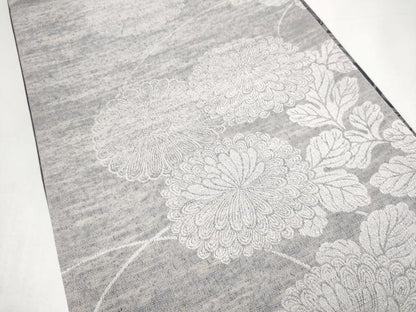 平和屋着物●両面　全通柄袋帯　菊　正絹　逸品　未使用　CABI0306hy
