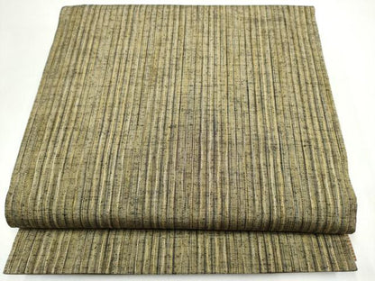平和屋着物●両面　両方向　全通柄袋帯　紬地　霞文　正絹　逸品　CABI0307hy