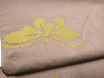 平和屋着物●世界的人形師　辻村寿三郎　ジュサブロー　六通柄袋帯　舞蝶文　正絹　逸品　CABI0315hy