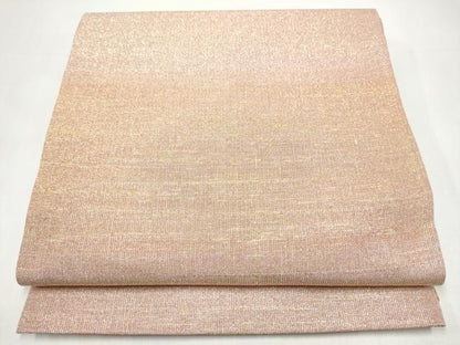 平和屋着物●桝屋高尾　(ねん金綴錦)　全通柄袋帯　段霞文　金糸　正絹　逸品　CABI0352hy