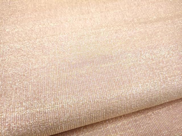 平和屋着物●桝屋高尾　(ねん金綴錦)　全通柄袋帯　段霞文　金糸　正絹　逸品　CABI0352hy