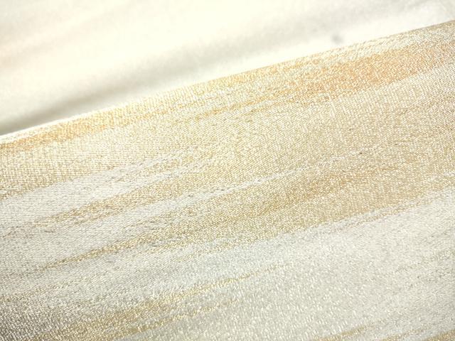 平和屋着物●太鼓柄袋帯　綴れ　霞文　金銀糸　正絹　逸品　CABI0384hy