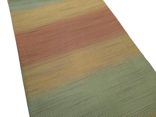 平和屋着物●両面　全通柄袋帯　花唐草文　正絹　逸品　CABI0389hy