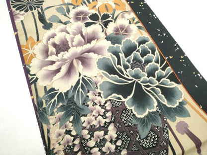 平和屋着物●全通柄　京袋帯　花籠文　CABI0392hy