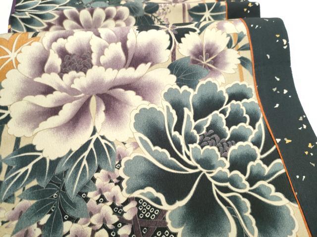 平和屋着物●全通柄　京袋帯　花籠文　CABI0392hy