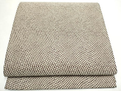 平和屋着物●六通柄袋帯　鹿の子文　正絹　逸品　CABI0400hy