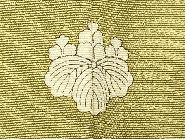 平和屋着物●中国国宝刺繍　乱針刺繍　訪問着　草木文　暈し染め　正絹　逸品　CABI0402gh