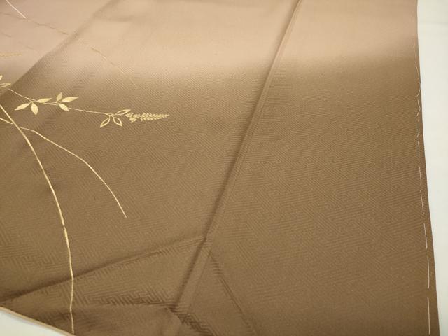 平和屋着物●訪問着　舞蝶草花文　暈し染め　金彩　正絹　逸品　CABI0403gh