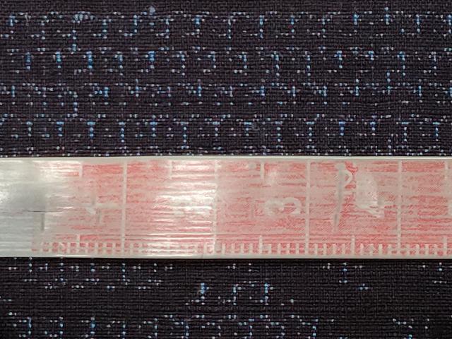 平和屋着物●結城紬　100亀甲　エ霞籠目花文　正絹　逸品　CABI0404gh