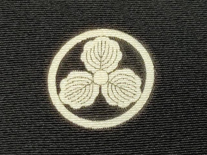 平和屋着物●本加賀友禅作家　百貫華峰　黒留袖　休み鳥枝梅花文　暈し染め　正絹　逸品　CABI0411gh